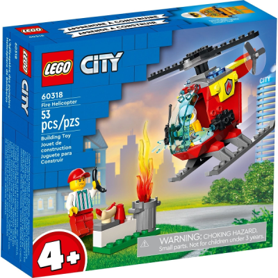 LEGO CITY L’hélicoptère de pompier 2022